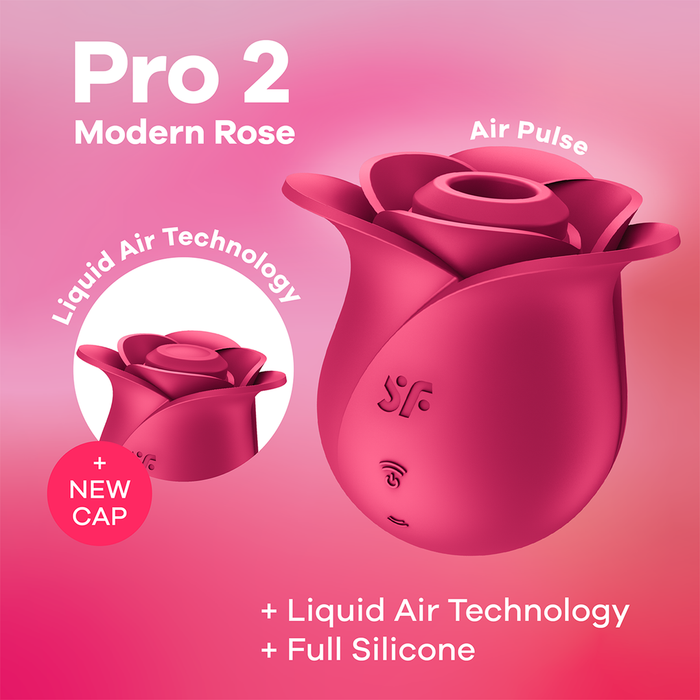 Satisfyer Pro 2 Modern Rose Vibromasseur À Pression D'air 16 cm