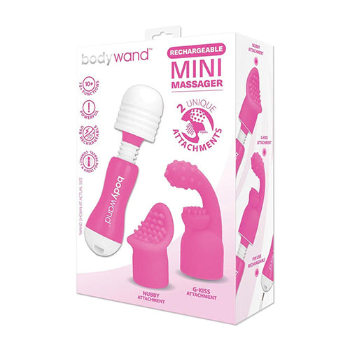 Bodywand Vibro Masseur Mini Avec 2 Attachments 12 cm