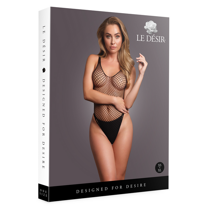 Le Désir Body With Fishnet Structure Black