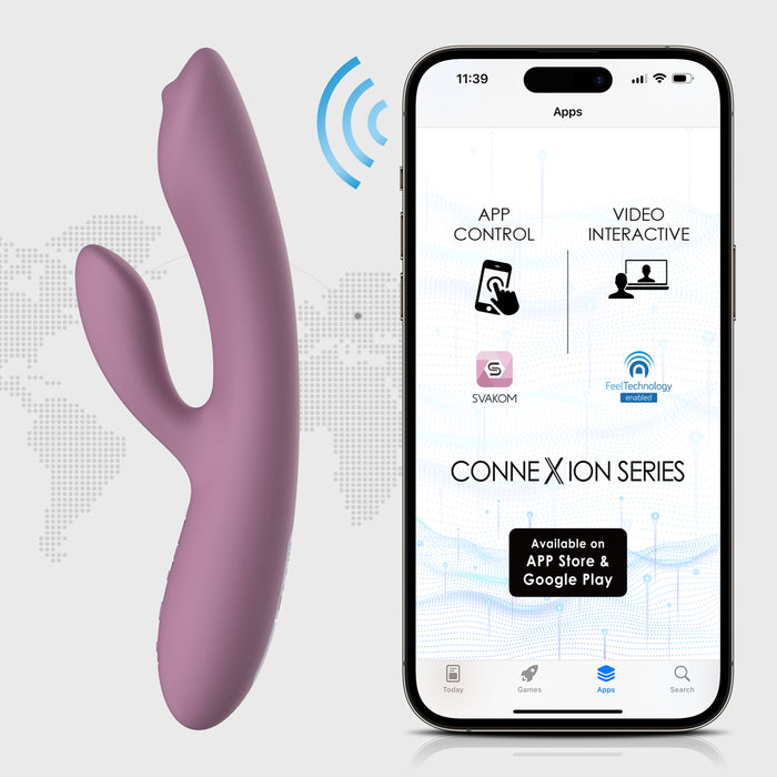 Svakom Trysta Neo Vibromasseur Avec App 18 cm