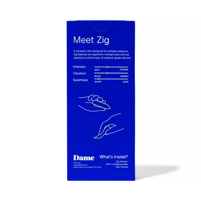 Dame Products Zig Compact Vibromasseur 11 cm