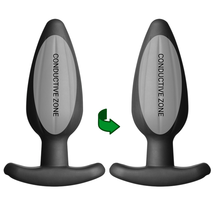 ElectraStim Silicone Noir Rocker Butt Plug 13 cm