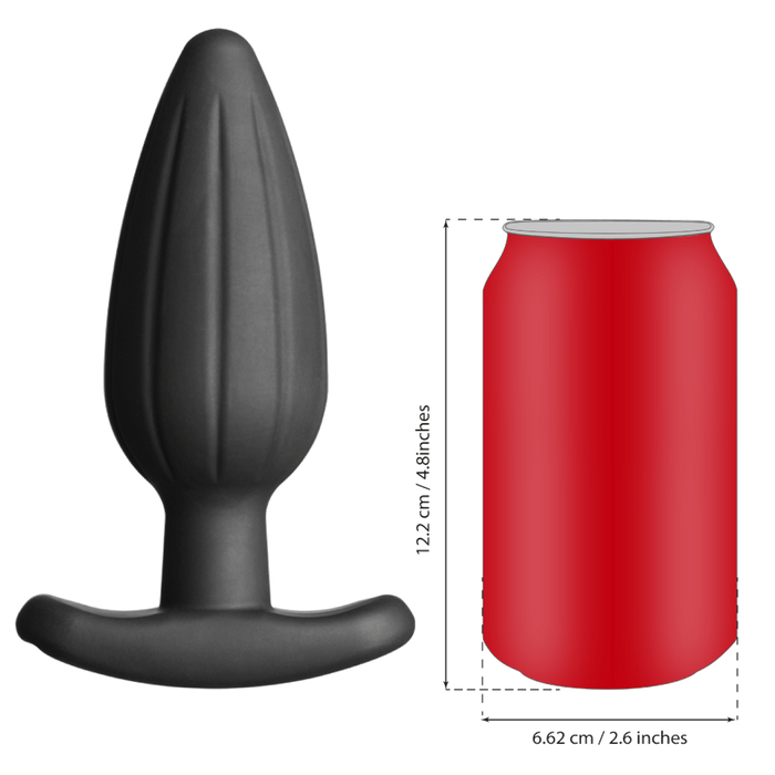 ElectraStim Silicone Noir Rocker Butt Plug 13 cm