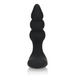 Beaded Vibrating Anal Plug With Remote Control Licorice Black