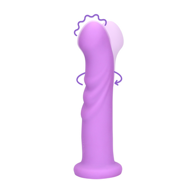 Ultra Soft Silicone Rotating G Spot Vibrator Lavender Spectacle