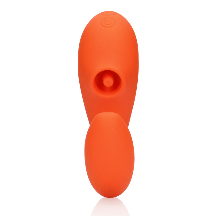 G Spot Vibrator With Clitoral Pulse Wave Untamed Orange