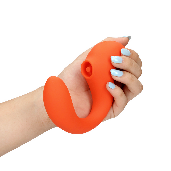 G Spot Vibrator With Clitoral Pulse Wave Untamed Orange