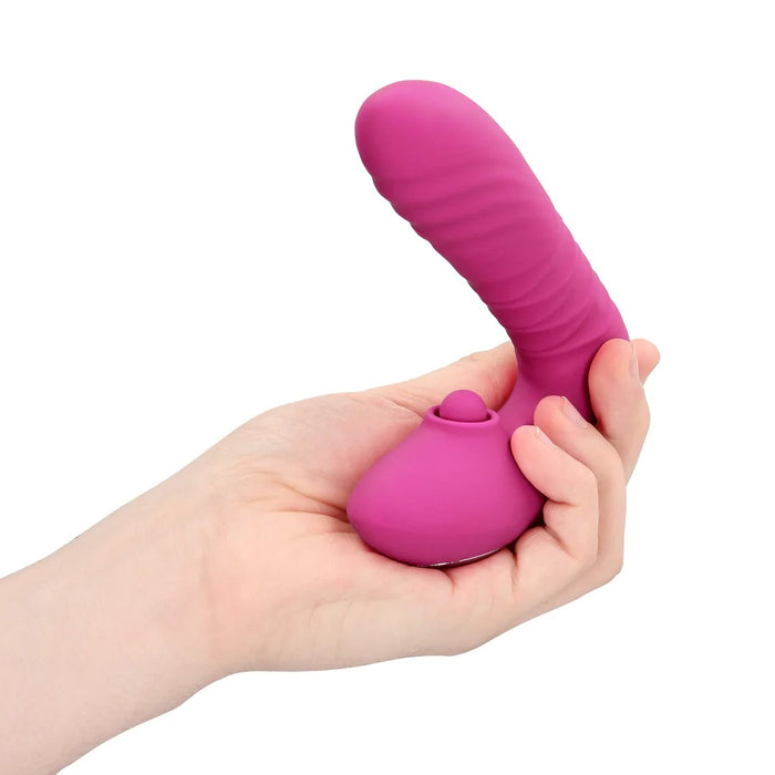 Loveline Vibromasseur Va Et Vient Powerful Pink 15 cm