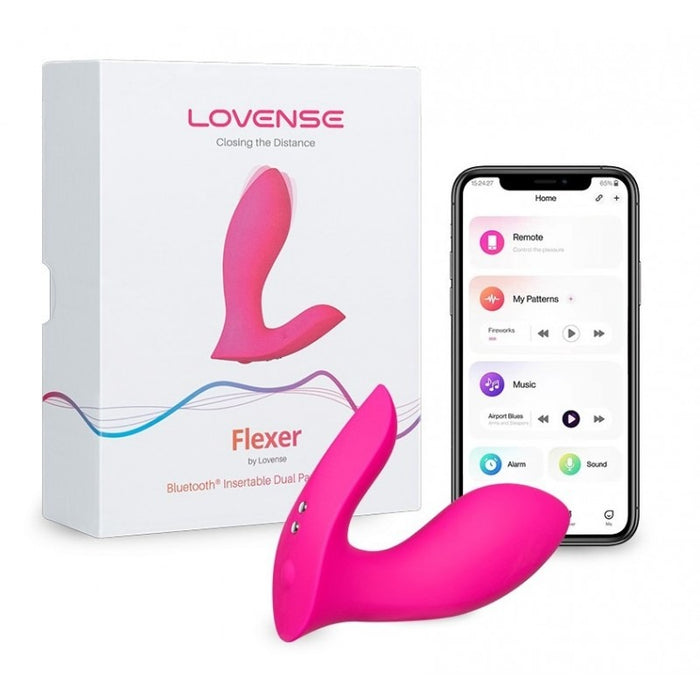 Lovense Flexer Dual Panty Vibromasseur Avec App 10 cm