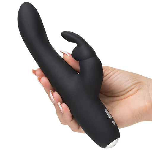 Fifty Shades of Grey Greedy Girl Rechargeable Slimline Vibromasseur Rabbit - Erotes.be